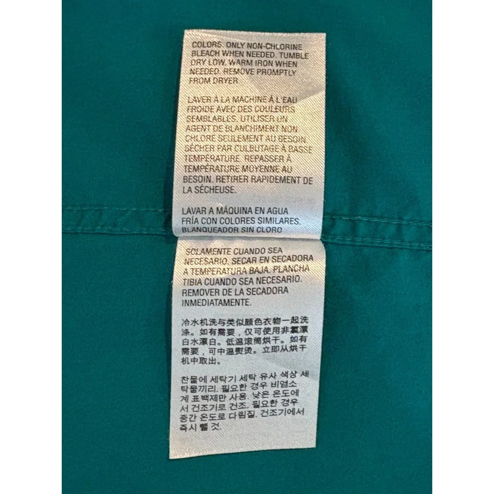 Alfani Men's Dress Shirt‎ Emerald Green, Size L (16-16 1/2, 34-35)